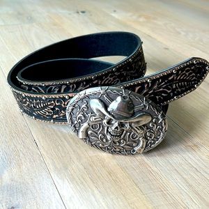 Tony Lama “Ghost of Tombstone” leather belt